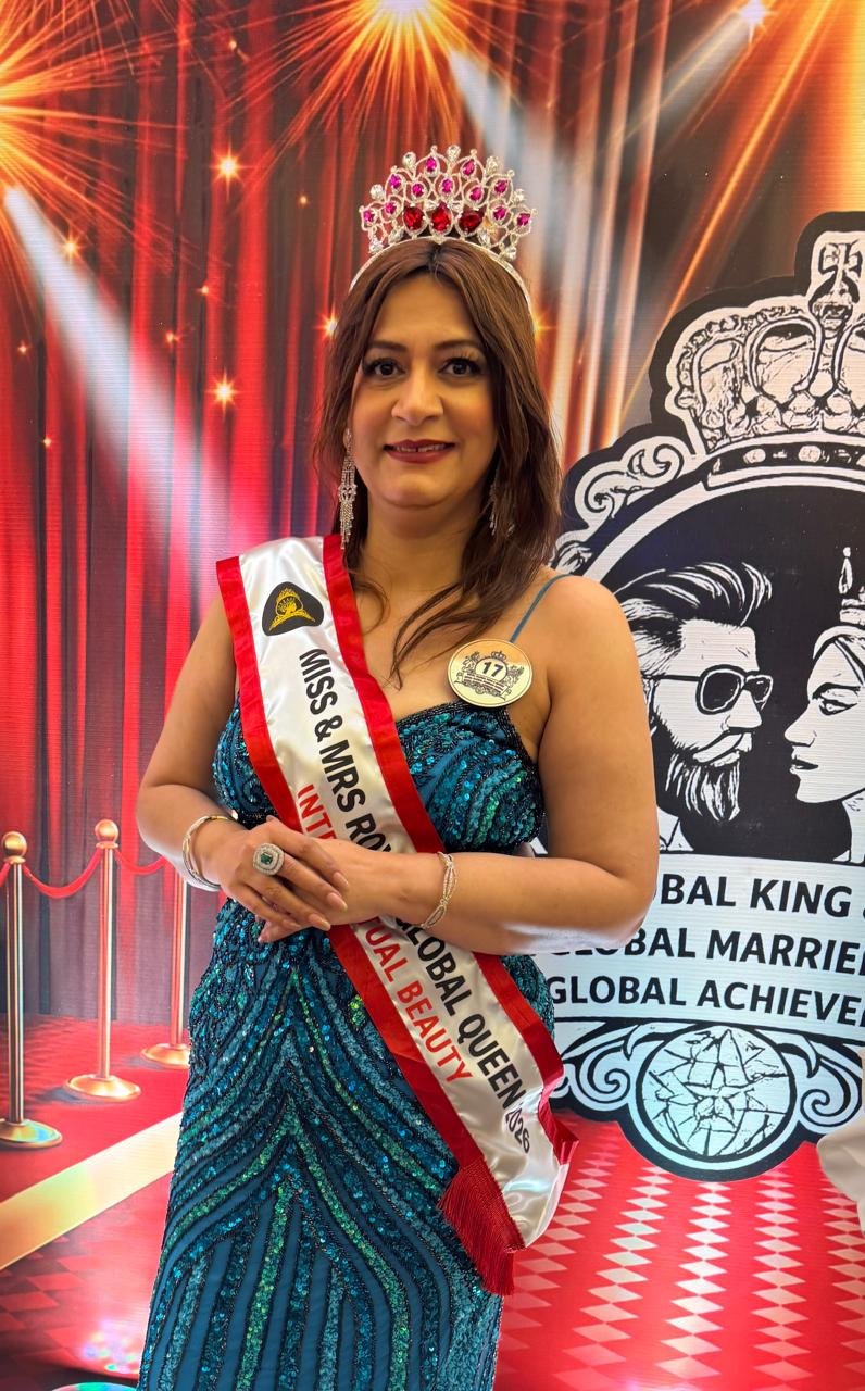 Jaspreet Kathuria — Mrs. Royal Global Queen Titleholder